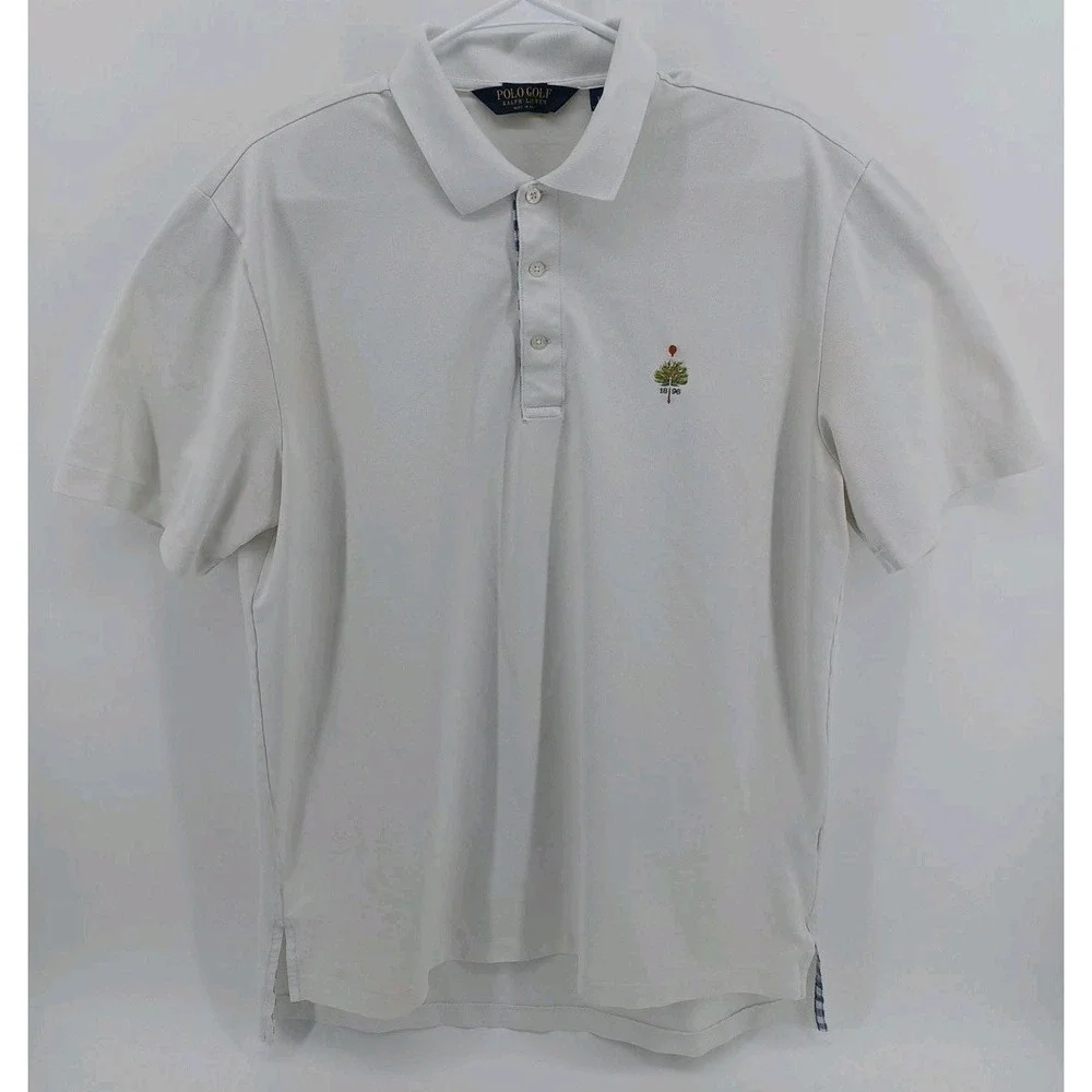 Ralph Lauren Polo Golf Mens Large Short Sleeve Performance Polo Merion Golf Club